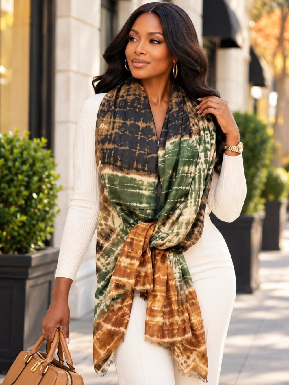 Kollie More | 100% Viscose Scarf |  Lightweight & Stylish